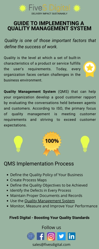 Quality Management System Improve Your Performance