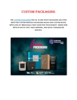 Custom Packaging