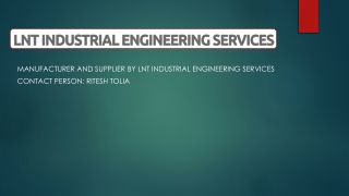 Fabricated Valve Manufacturer and Supplier by LNT Industrial Engineering Service