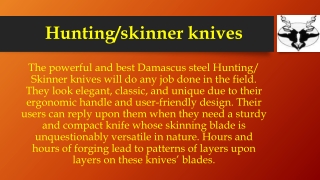 Hunting & Skinner Knives