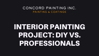 Interior painting project: DIY vs. professionals