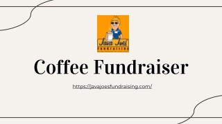 Coffee Fundraiser