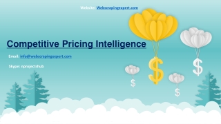 Competitive Pricing Intelligence