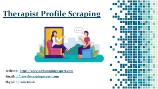 Therapist Profile Scraping