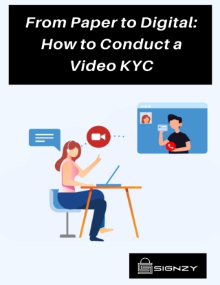 From Paper to Digital- How to Conduct a Video KYC