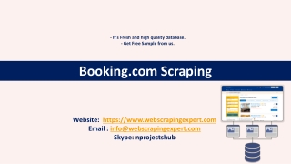 Booking.com Scraping