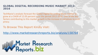 Worldwide Digital Recording Music Size And Share 2012-2016:M