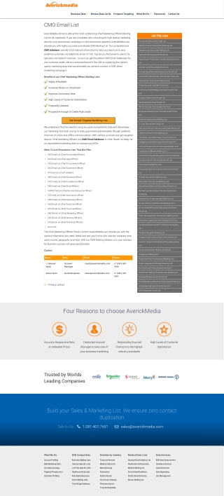 CMO Email List