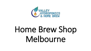 Home Brew Shop Melbourne