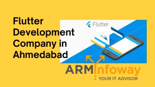 Flutter Development Company in Ahmedabad