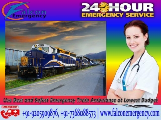 Falcon Train Ambulance Patient Transfer Services in Patna and Delhi- The Finest Medium of Relocation