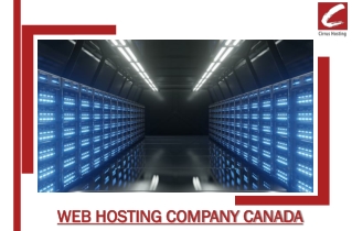 Web Hosting Company Canada