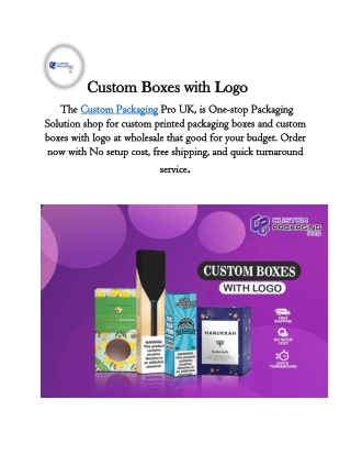 Custom Boxes with Logo