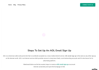 AOL Email Sign Up