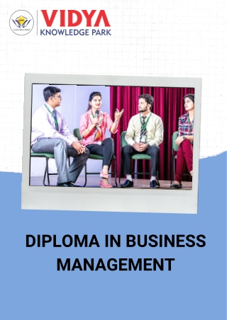 Diploma in Business Management