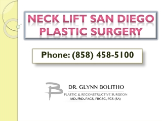 Neck Lift San Diego Plastic Surgery