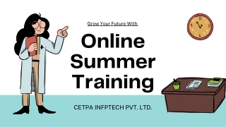 Best Institute for Online Summer Training At Best Price Now | 2021-2022