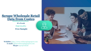 Scrape Wholesale Retail Data from Costco