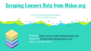 Scraping Lawyers Data from Msbar.org