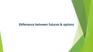 Difference between futures and options