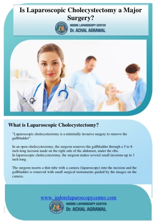 Is Laparoscopic Cholecystectomy a Major Surgery?