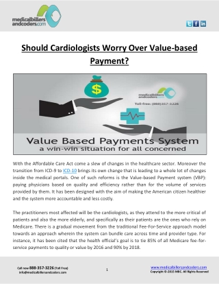 Should Cardiologists Worry Over Value-based Payment?