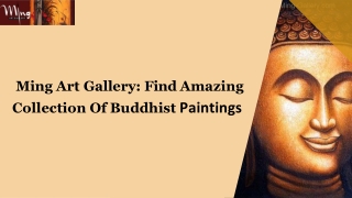 Ming Art Gallery: Find Amazing Collection Of Buddhist Paintings