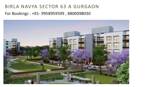 Birla Navya Residential Project On Extension Road, Birla Navya Sector 63 A Booki