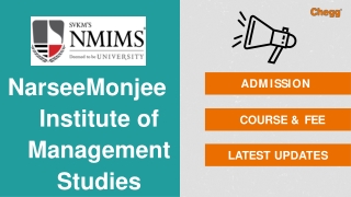 Narsee Monjee Institute of Management Studies-[NMIMS], Mumbai