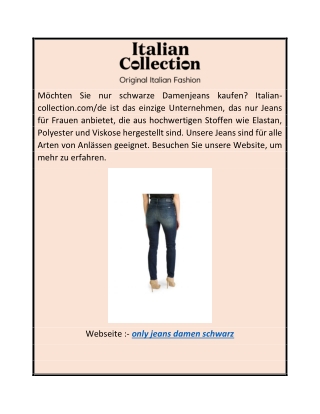only jeans damen schwarz
