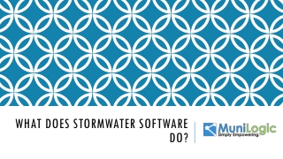 What Does Stormwater Software Do