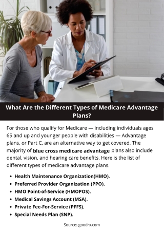 What Are the Different Types of Medicare Advantage Plans?