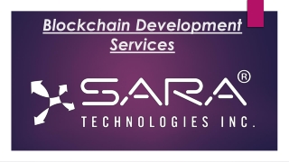 Blockchain Development Services
