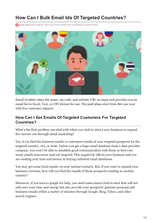 1How Can I Get Bulk Email Ids Of Targeted Countries