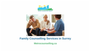 Family Counselling Services in Surrey