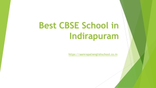 Best CBSE School in Indirapuram