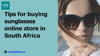 Tips for buying sunglasses online store in South Africa