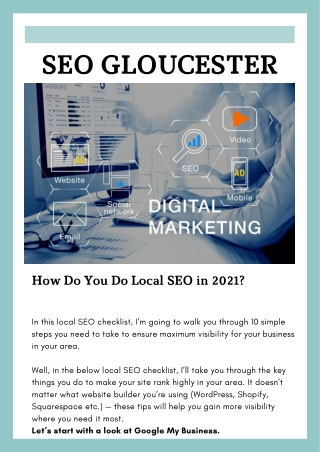 How Do You Do Local SEO 2021