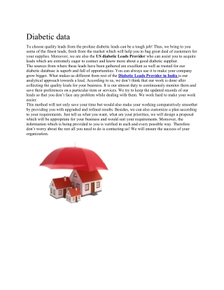 Diabetic data