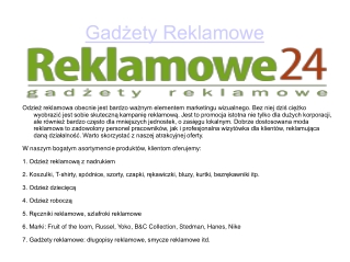 Gadżety reklamowe