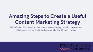 Amazing Steps to Create a Useful Content Marketing Strategy