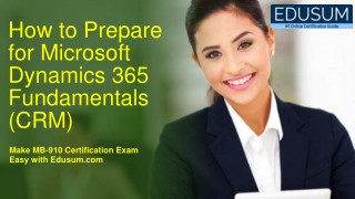 Microsoft MB-910 Certification : Latest Questions and Exam Guide