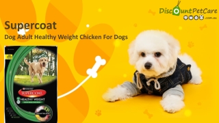 Supercoat Adult Healthy Weight Chicken Dry Dog Food 3Kg