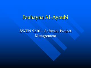 Jouhayna Al-Ayoubi