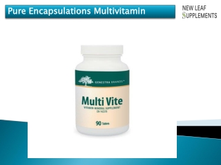 Pure Encapsulations Multivitamin