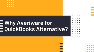 Why Averiware for QuickBooks Alternative