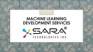 Machine Learning Development Services