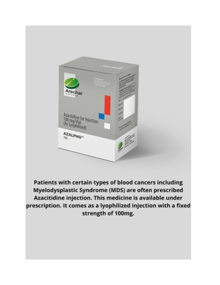 Azacitidine injection