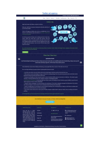 Twitter ad agency