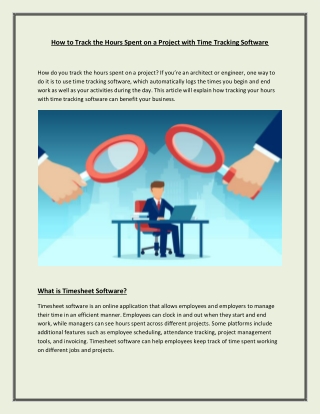 How to Track the Hours Spent on a Project with Time Tracking Software (1)